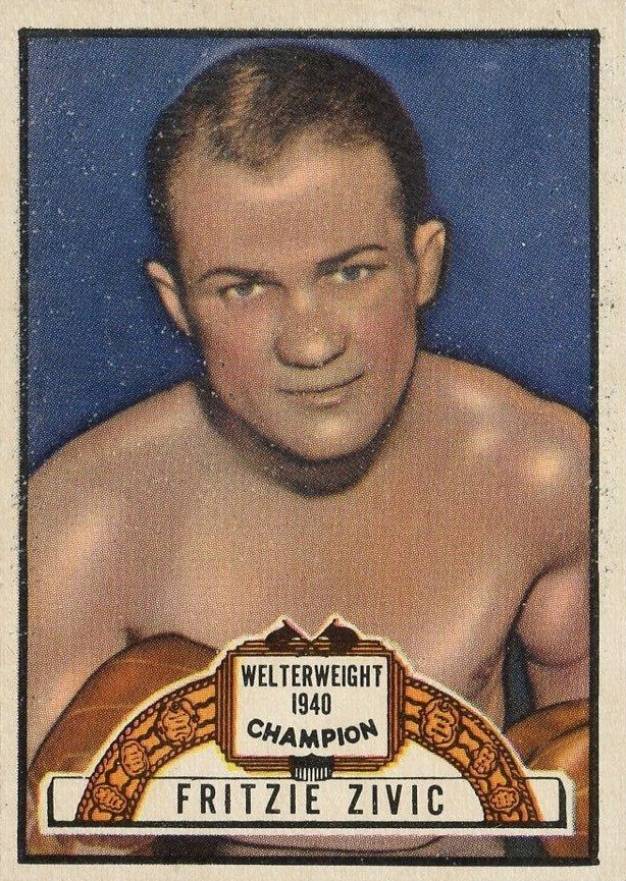 1951 Topps Ringside  Fritzie Zivic #78 Other Sports Card