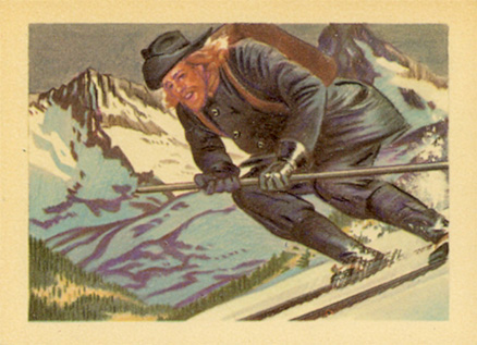 1956 Adventure Snowshoe Thompson Mail Man #70 Non-Sports Card