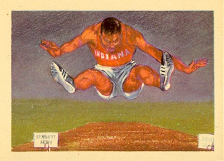 1956 Topps Adventure Not Flying Just, A-Jumpin' #84 Non-Sports Card