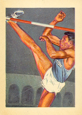 1956 Adventure First to Clear 7-Foot Barrier #93 Non-Sports Card