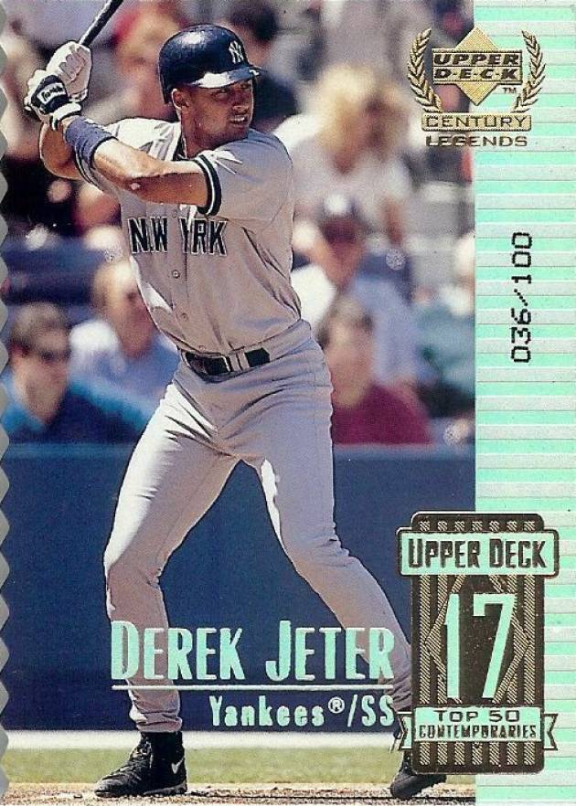 1999 Upper Deck Century Legends Derek Jeter #67 Baseball Card