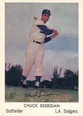 1960 Bell Brand Dodgers Chuck Essegian #11 Baseball Card