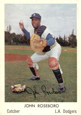 1960 Bell Brand Dodgers John Roseboro #7 Baseball Card