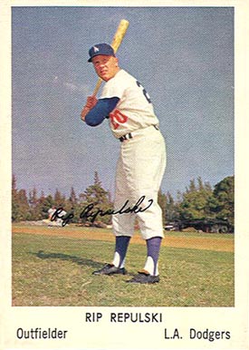 1960 Bell Brand Dodgers Rip Repulski #5 Baseball Card