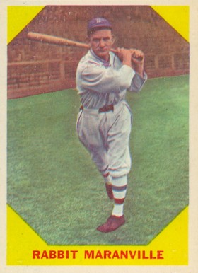 1960 Fleer Baseball Greats Rabbit Maranville #21 Baseball Card