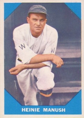 1960 Fleer Baseball Greats Heinie Manush #18 Baseball Card