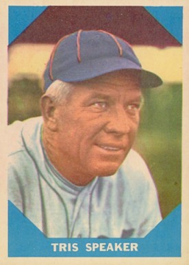 1960 Fleer Baseball Greats Tris Speaker #10 Baseball Card