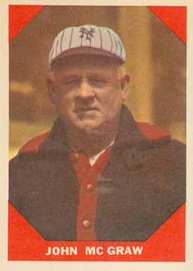 1960 Fleer Baseball Greats John McGraw #66 Baseball Card