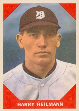 1960 Fleer Baseball Greats Harry Heilmann #65 Baseball Card