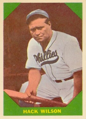 1960 Fleer Baseball Greats Hack Wilson #48 Baseball Card