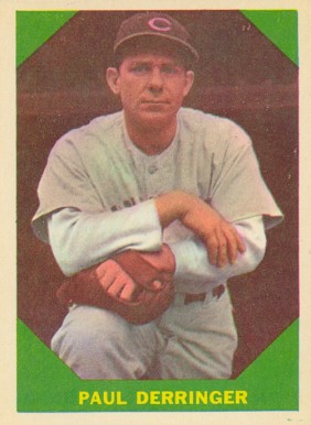 1960 Fleer Baseball Greats Paul Derringer #43 Baseball Card