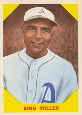 1960 Fleer Baseball Greats Bing Miller #39 Baseball Card