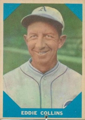 1960 Fleer Baseball Greats Eddie Collins #80a Baseball Card