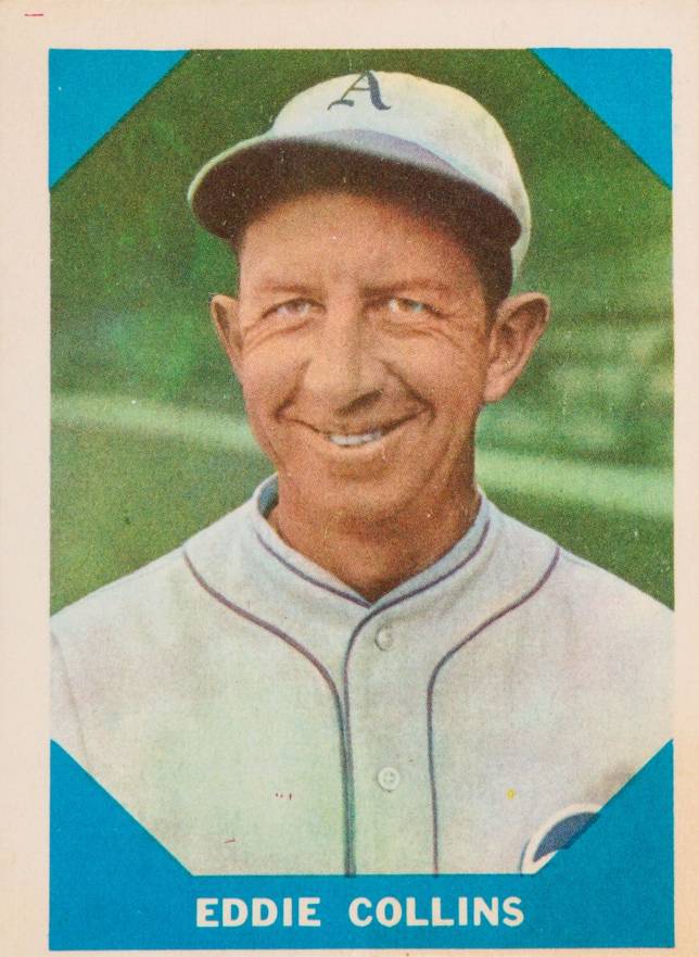 1960 Fleer Baseball Greats Eddie Collins #80 Baseball Card