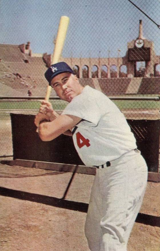 1960 L.A. Dodgers Postcards Duke Snider # Baseball Card