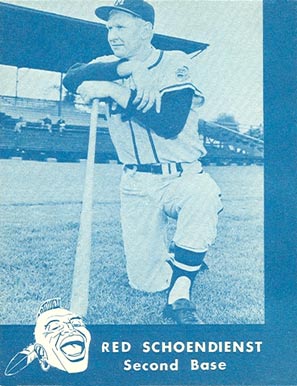 1960 Lake to Lake Dairy Milwaukee Braves Red Schoendienst # Baseball Card