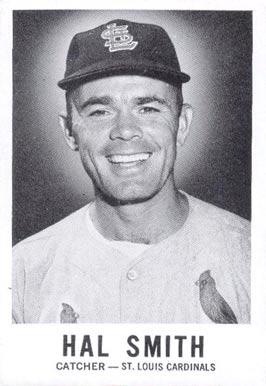 1960 Leaf Hal Smith #58b Baseball Card