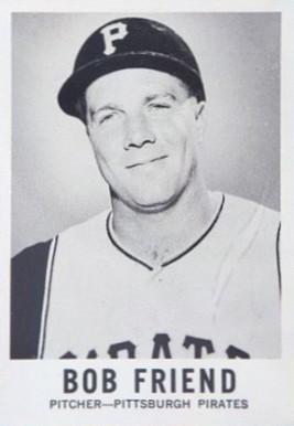 1960 Leaf Bob Friend #53 Baseball Card