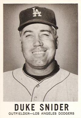 1960 Leaf Duke Snider #37 Baseball Card