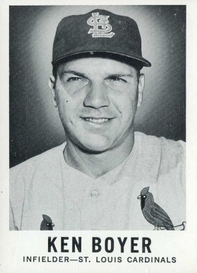 1960 Leaf Ken Boyer #12s Baseball Card
