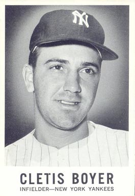 1960 Leaf Clete Boyer #46 Baseball Card