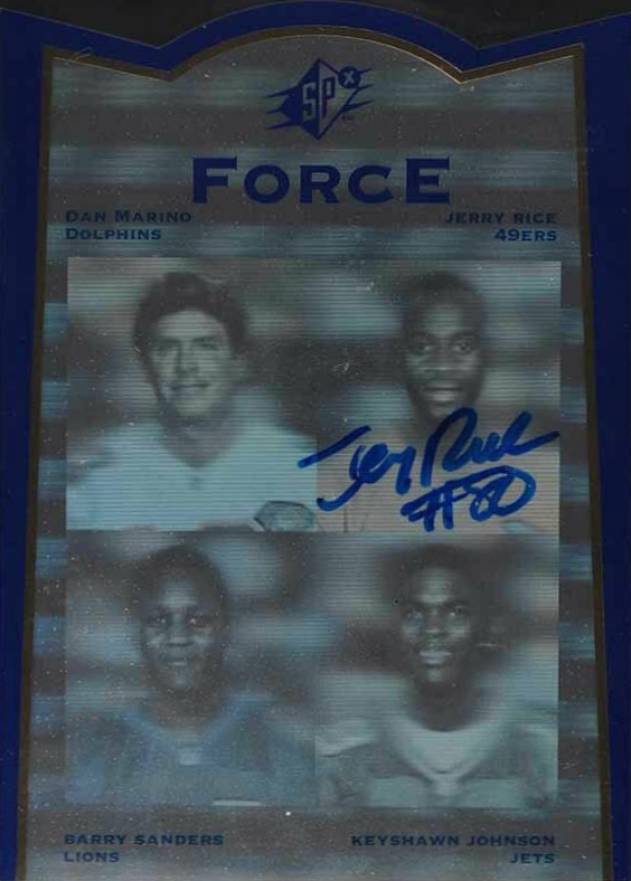 1996 SPx Force Marino/Rice/Sanders/Johnson #FR5 Football Card