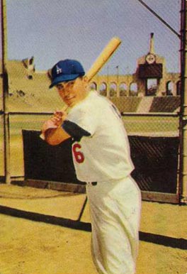 1960 Morrell Meat Dodgers Carl Furillo #4 Baseball Card