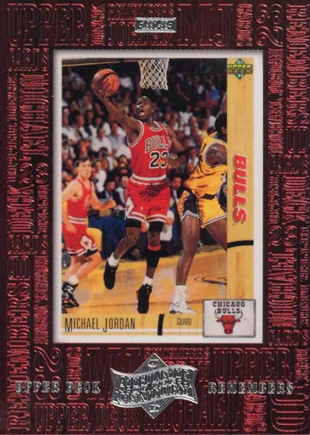 1999 Upper Deck MJ Athlete of the Century Upper Deck Remembers Michael Jordan #UD1 Basketball Card