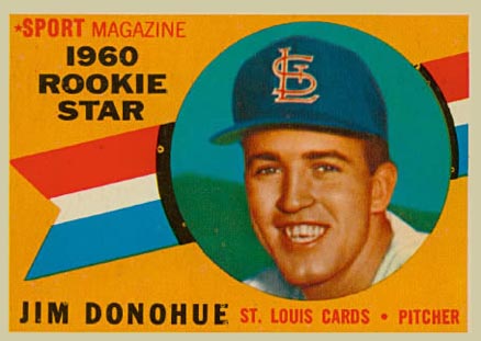 1960 Topps Jim Donohue #124 Baseball Card