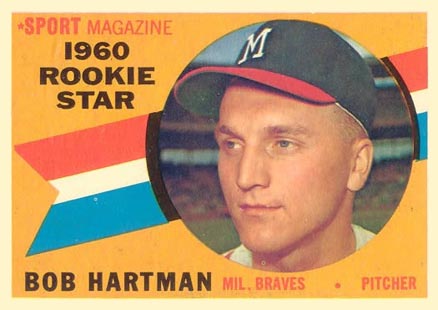 1960 Topps Bob Hartman #129 Baseball Card