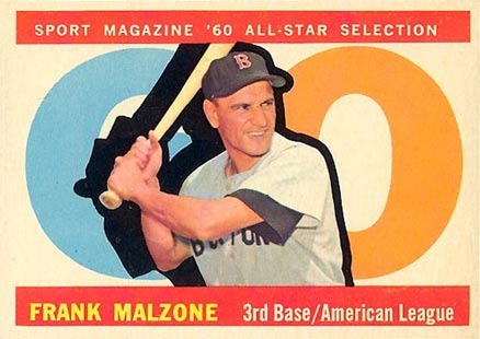 1960 Topps Frank Malzone #557 Baseball Card
