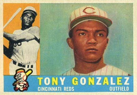 1960 Topps Tony Gonzalez #518 Baseball Card