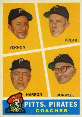 1960 Topps Pirates Coaches #467 Baseball Card