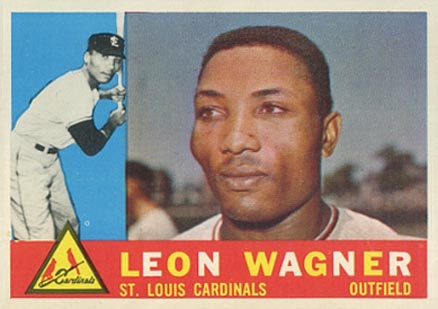 1960 Topps Leon Wagner #383 Baseball Card