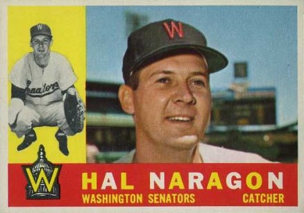 1960 Topps Hal Naragon #231 Baseball Card