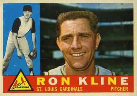 1960 Topps Ron Kline #197 Baseball Card