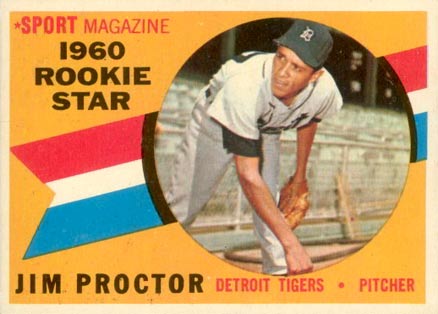 1960 Topps Jim Proctor #141 Baseball Card