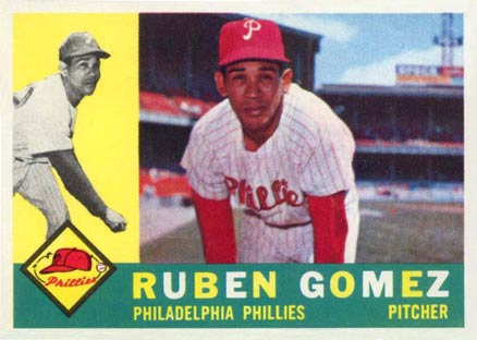 1960 Topps Ruben Gomez #82 Baseball Card