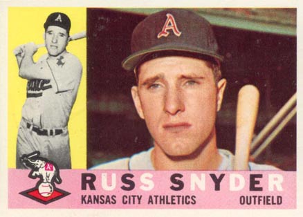 1960 Topps Russ Snyder #81 Baseball Card