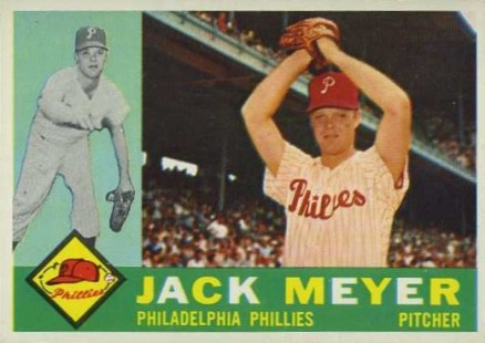 1960 Topps Jack Meyer #64 Baseball Card