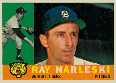 1960 Topps Ray Narleski #161 Baseball Card