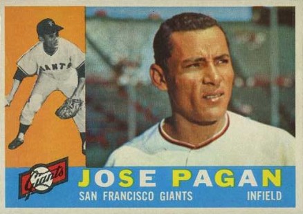 1960 Topps Jose Pagan #67 Baseball Card