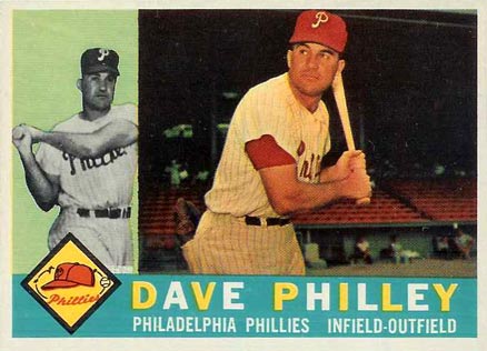 1960 Topps Dave Philley #52 Baseball Card