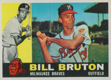 1960 Topps Bill Bruton #37 Baseball Card