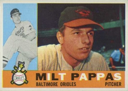 1960 Topps Milt Pappas #12 Baseball Card
