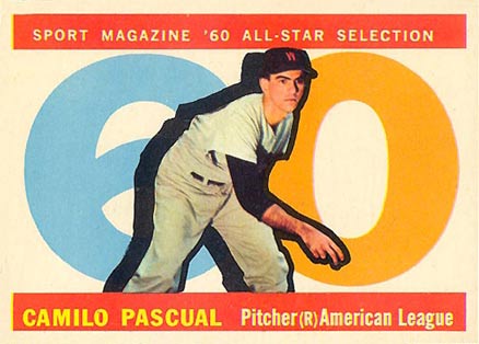 1960 Topps Camilo Pascual #569 Baseball Card