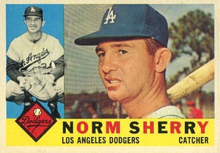 1960 Topps Norm Sherry #529 Baseball Card