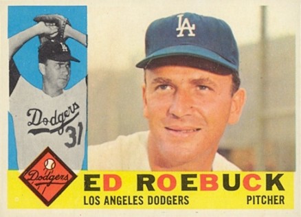 1960 Topps Ed Roebuck #519 Baseball Card