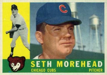 1960 Topps Seth Morehead #504 Baseball Card
