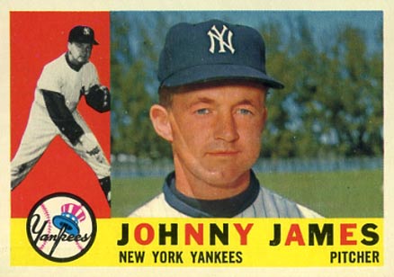 1960 Topps Johnny James #499 Baseball Card